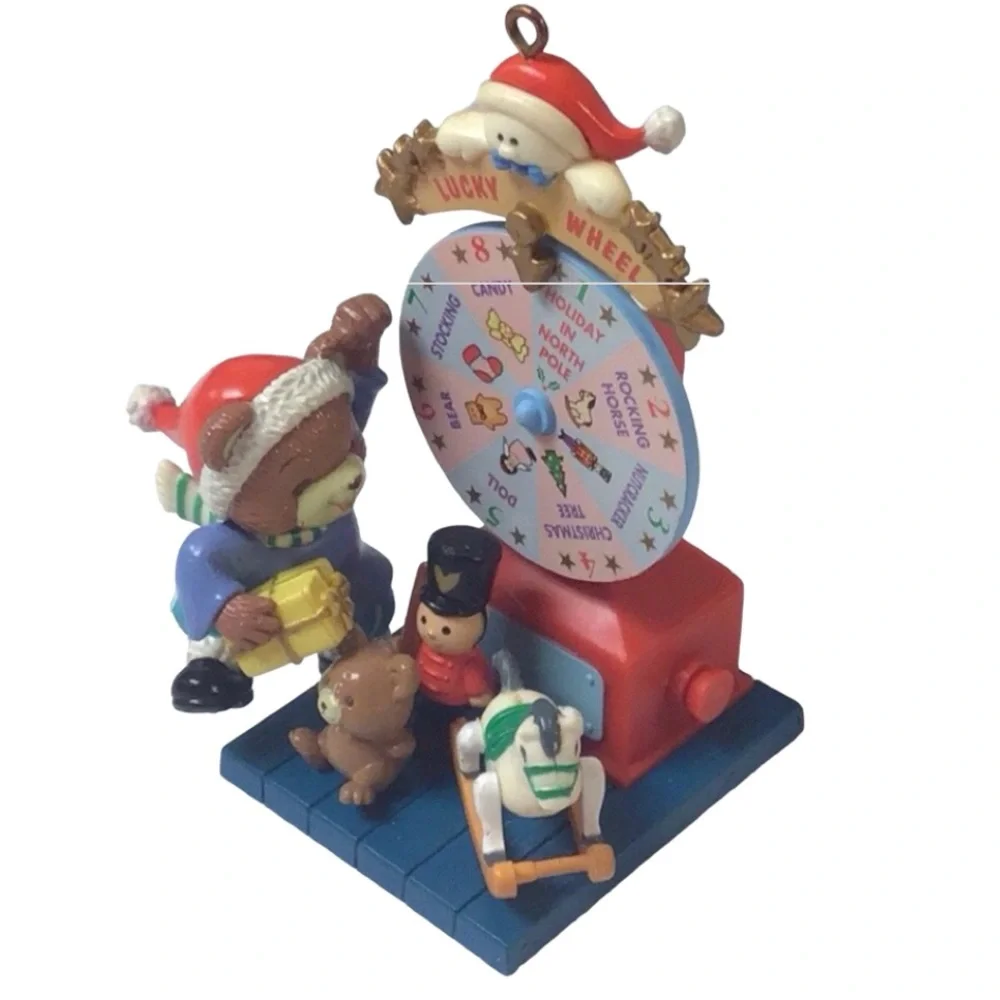 Mistletoe Magic “Lucky Wheel” Christmas Ornament